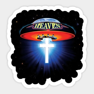 Heaven Spaceship Sticker